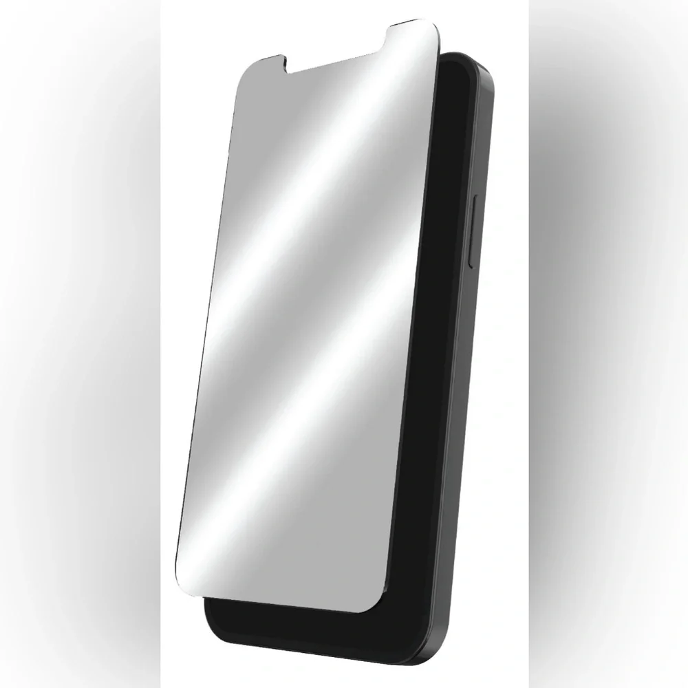 onn. Mirror Glass Screen Protector for iPhone 12 / iPhone 12 Pro - Mirror Finish